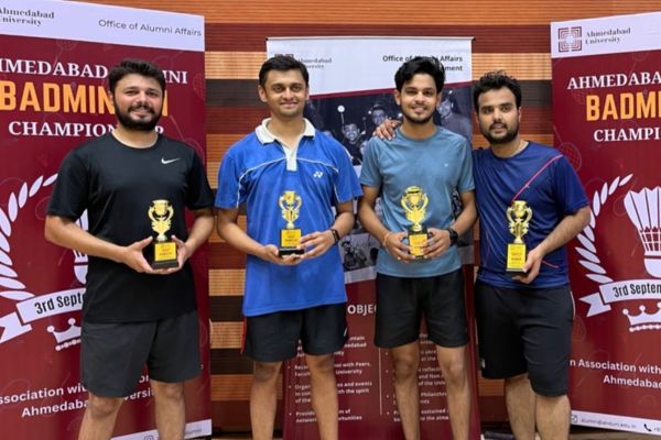 Ahmedabad University Alumni Badminton Championship