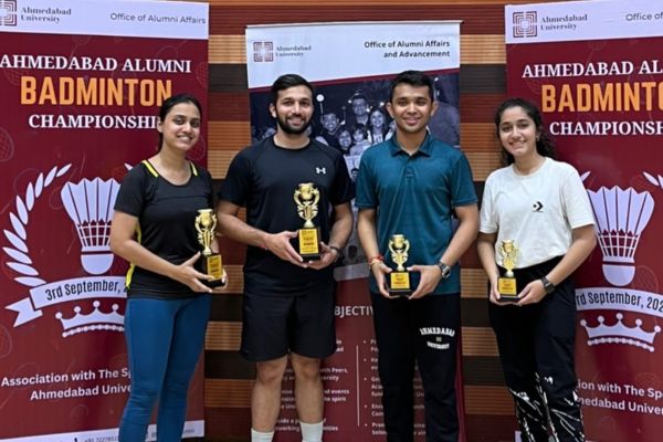 Ahmedabad University Alumni Badminton Championship