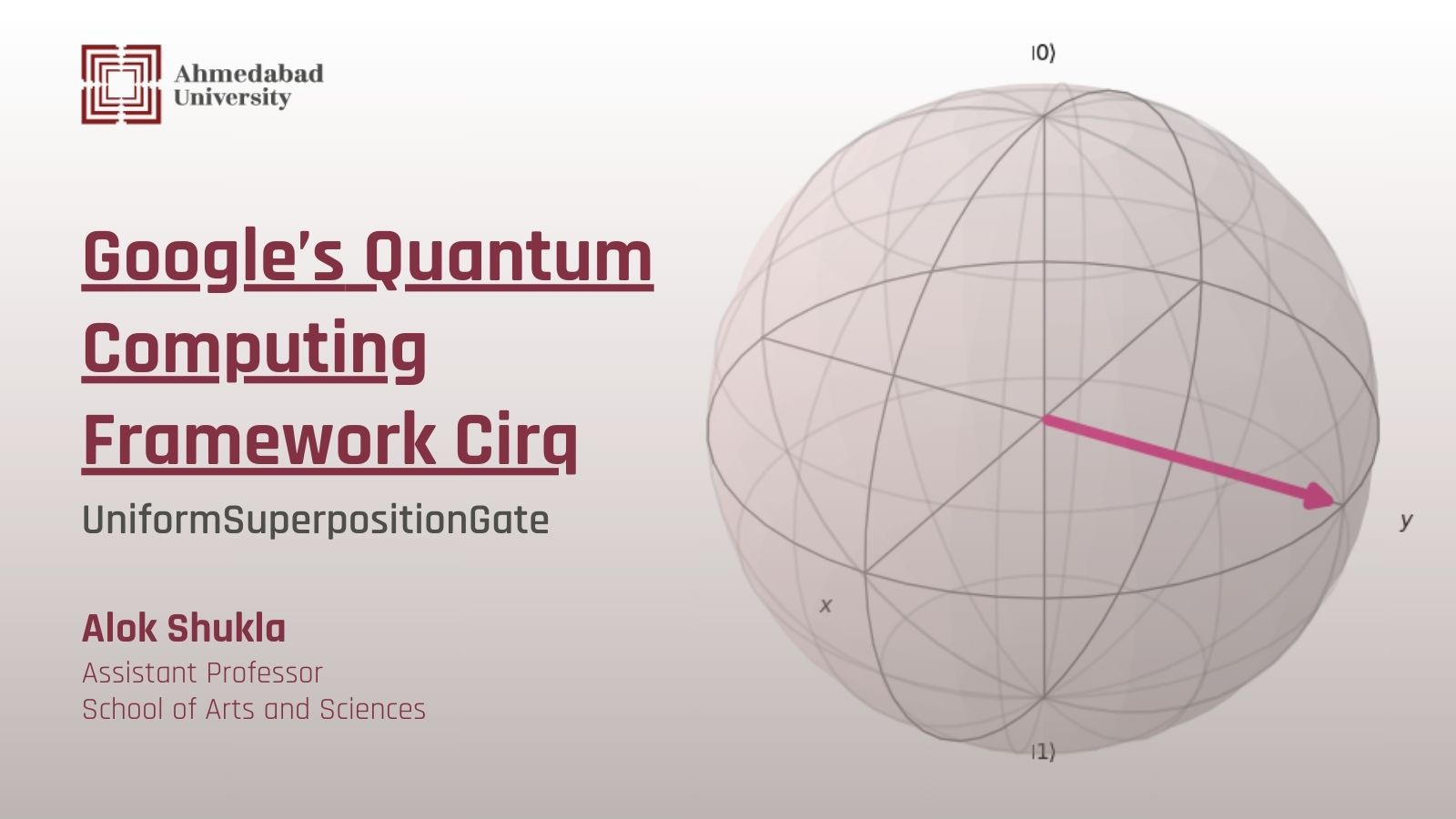 Alok Shukla’s Work Included in Google's Quantum Computing Framework Cirq