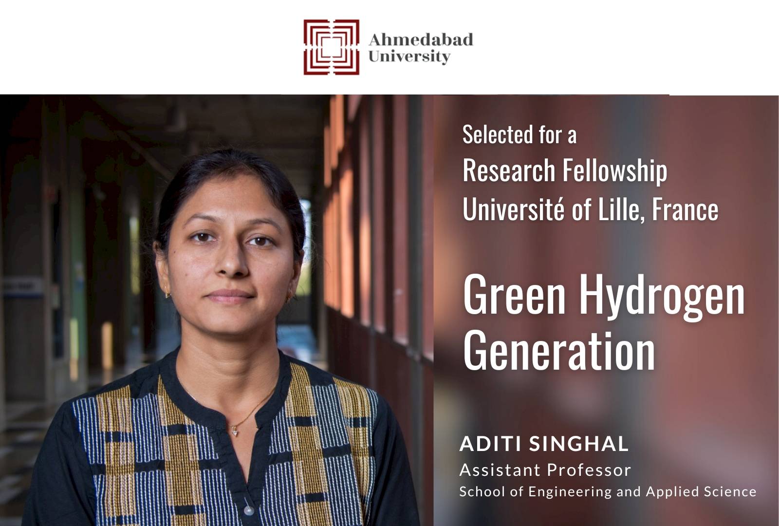 Aditi Singhal Receives IFI-funded Fellowship