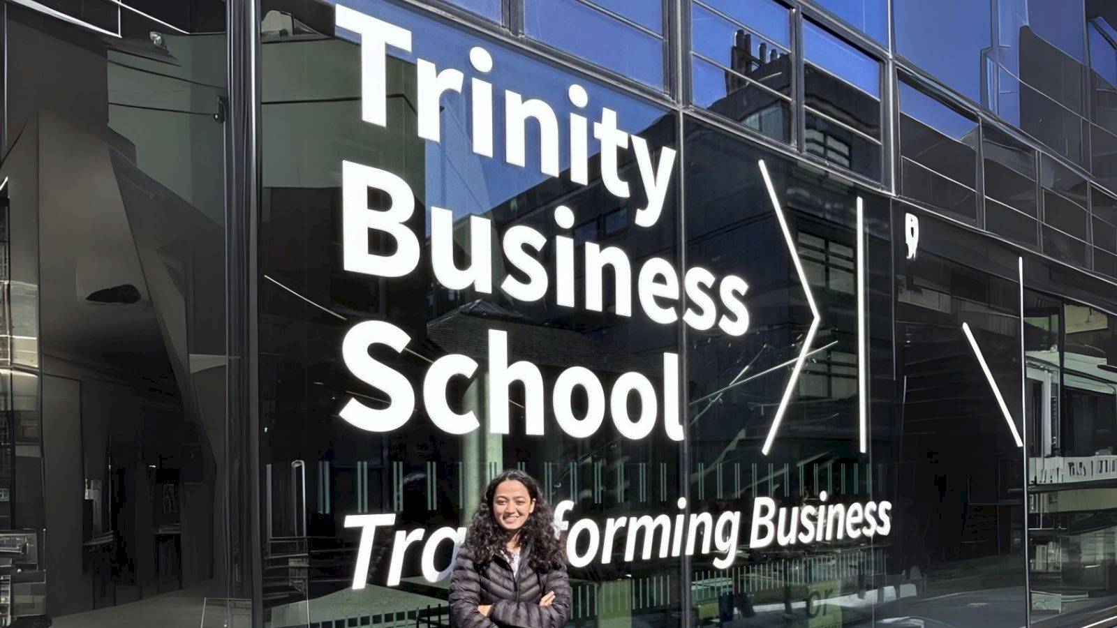 Dhwani Samdani, BBA (Hons), Class of 2024, Joins Trinity College Dublin