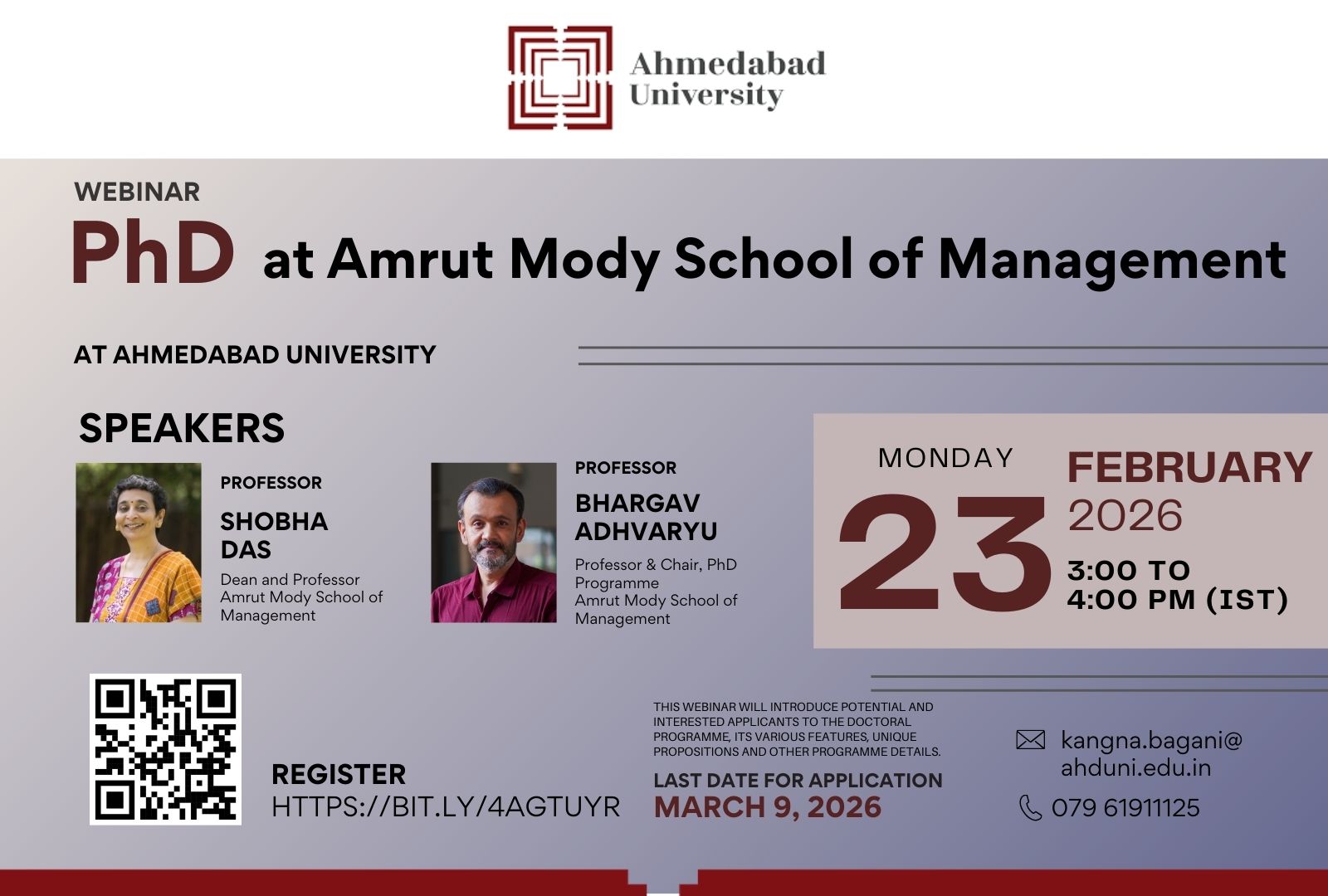 Webinar: PhD in Management