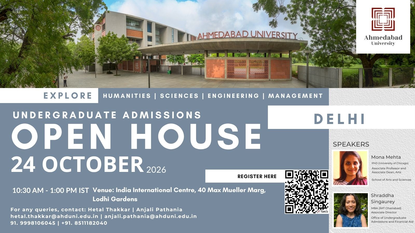 Undergraduate Admissions Open House: Delhi
