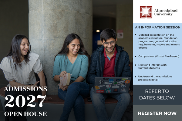 Ahmedabad University Undergraduate Admissions Open House