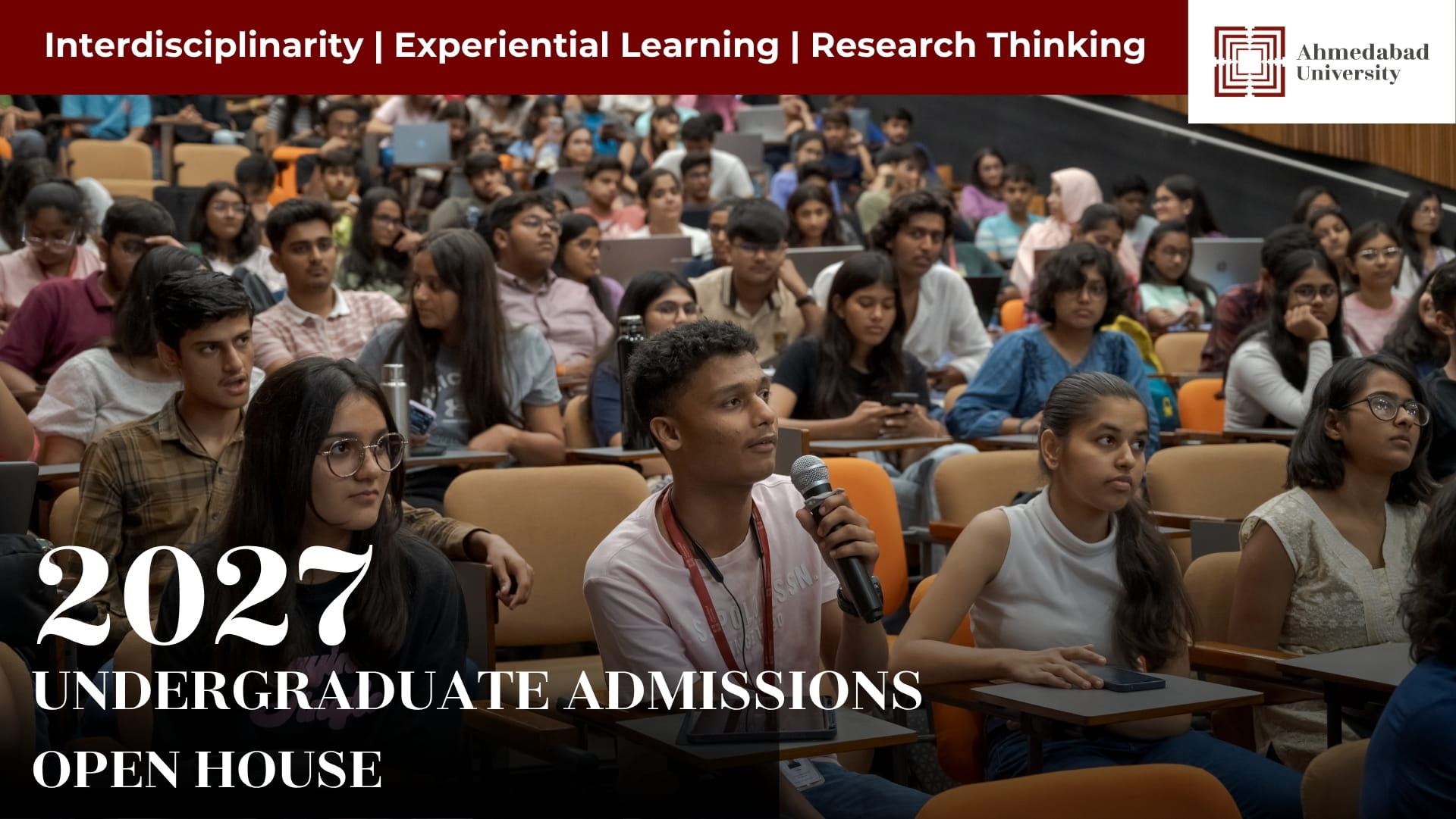 Ahmedabad University Undergraduate Admissions Open House