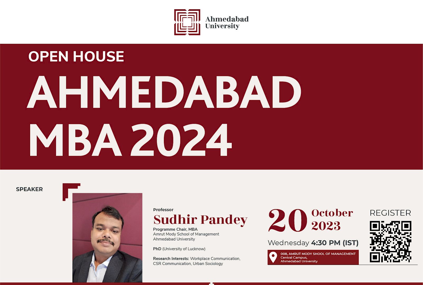 Open House: Ahmedabad MBA 2024