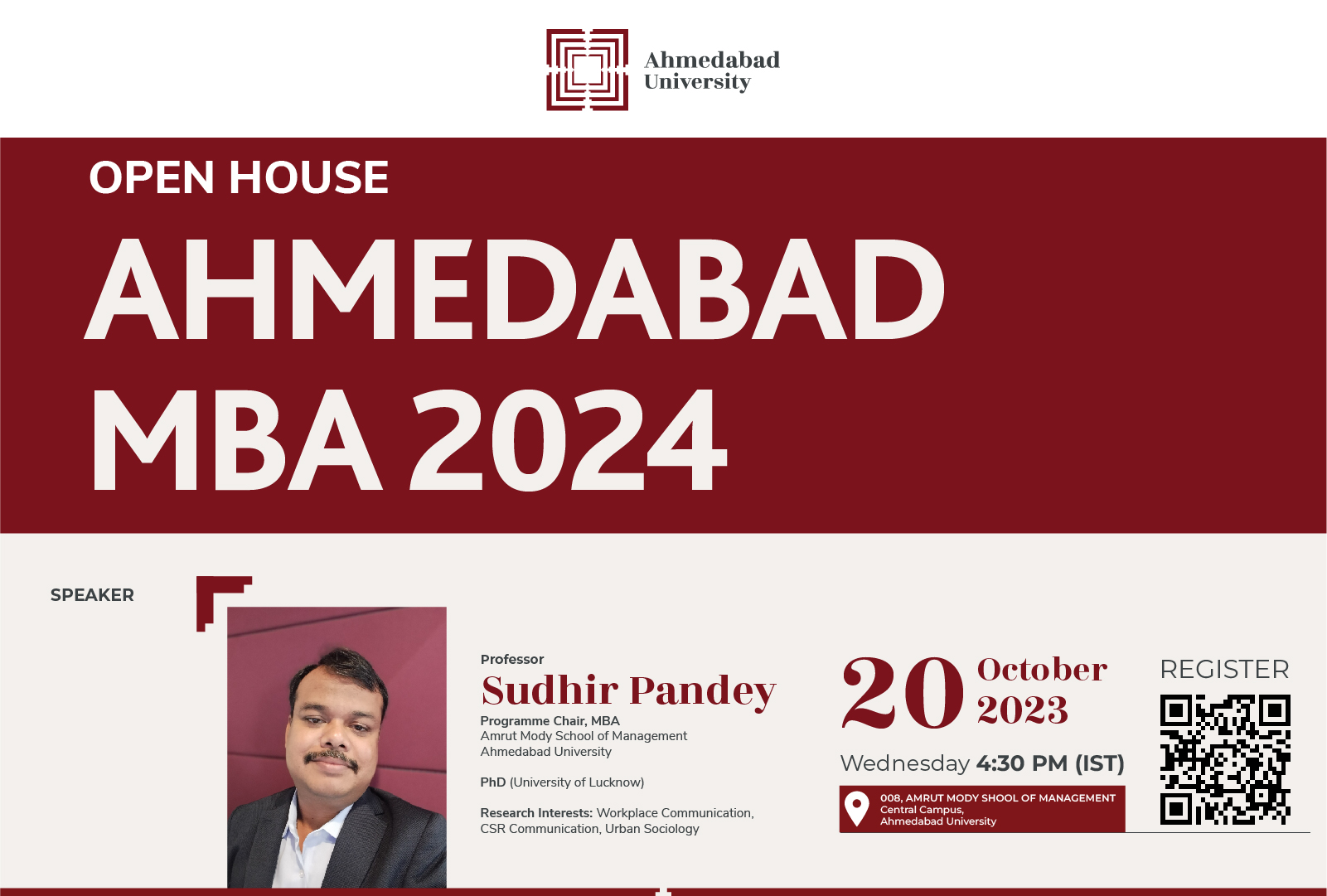 Open House: Ahmedabad MBA 2024