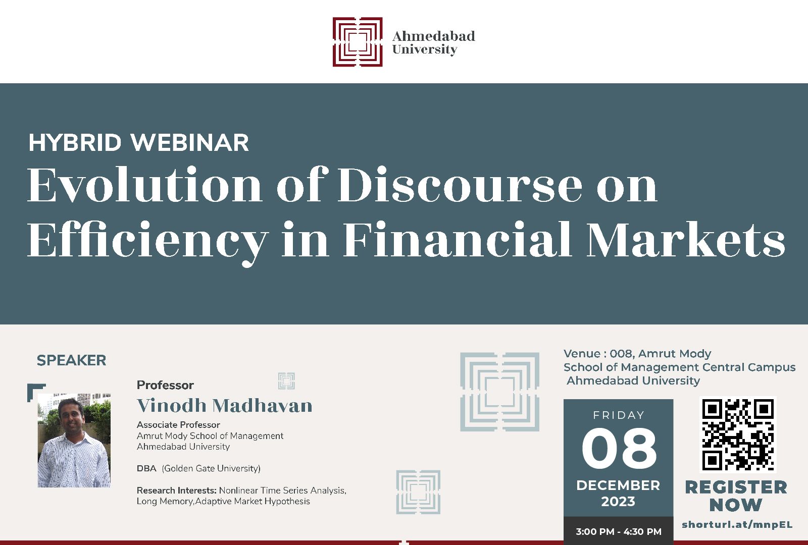 Evolution of Discourse on Efficiency in Financial Markets