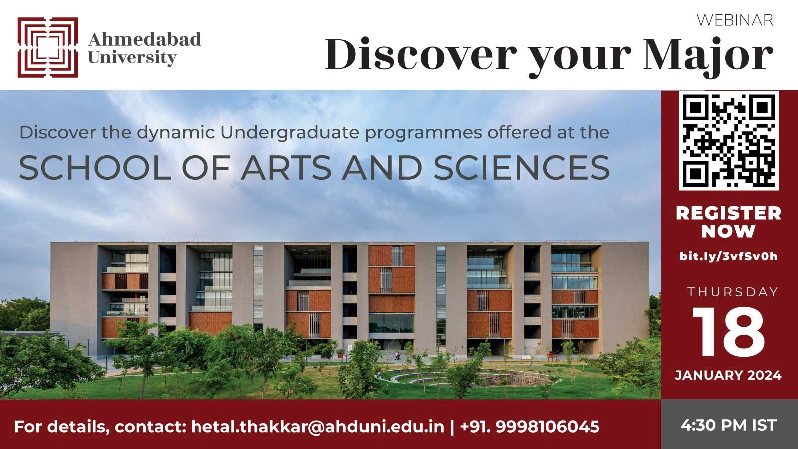 Discover your Major: Arts and Sciences