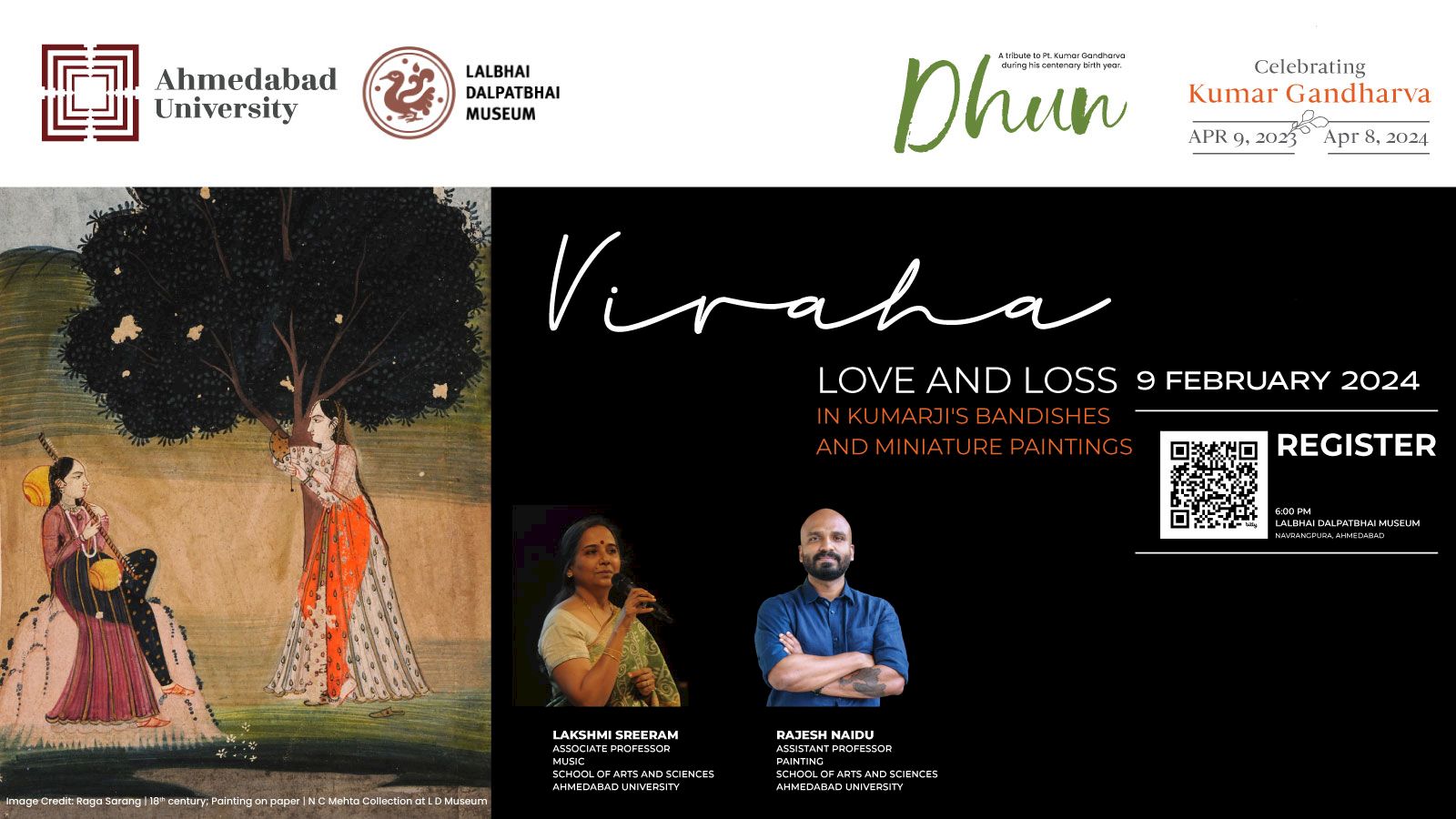VIRAHA: Love and Loss in Kumarji's Bandishes and Miniature Paintings
