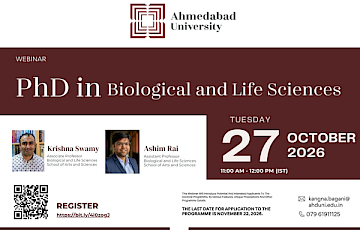 Webinar: PhD in Biological and Life Sciences