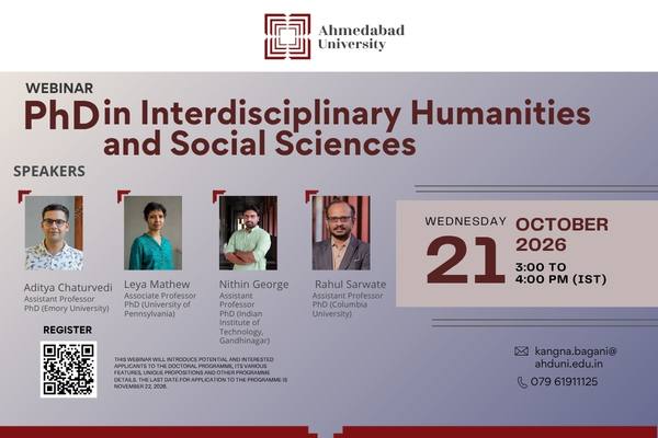 Webinar: PhD in Interdisciplinary Humanities and Social Sciences