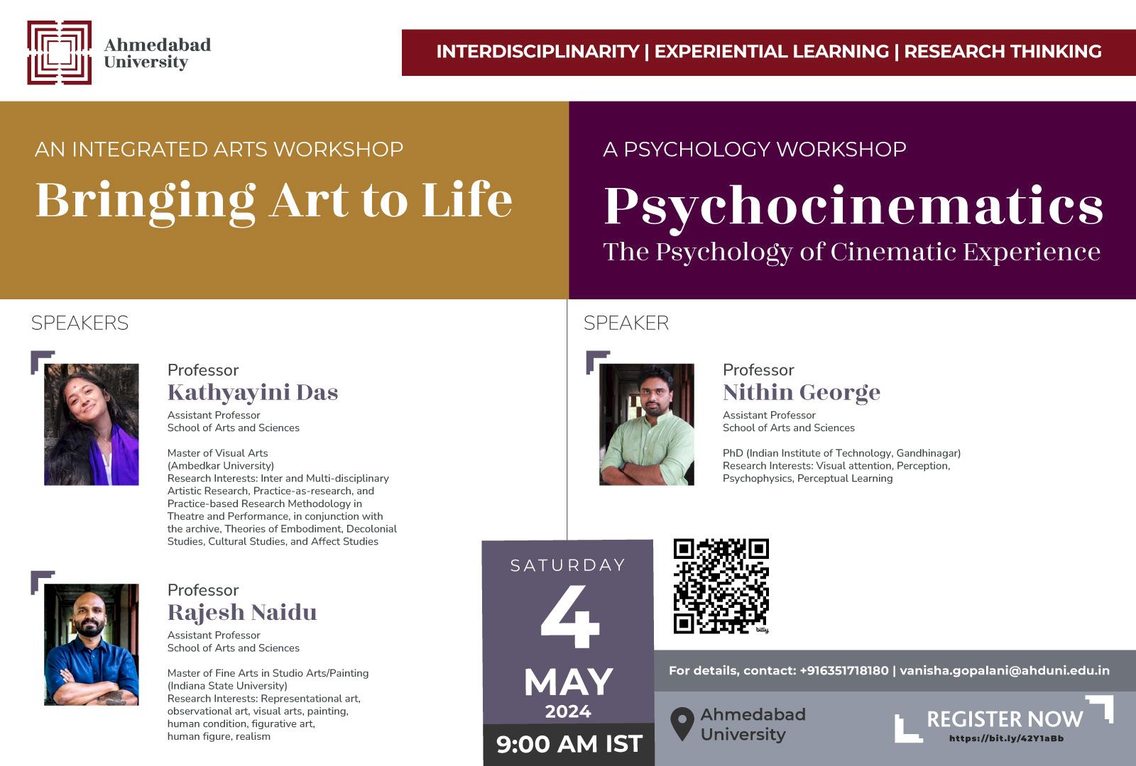 Integrated Arts and Psychology Workshop