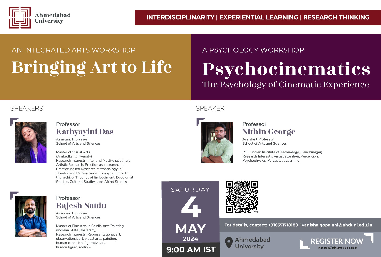 Integrated Arts and Psychology Workshop