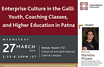 Enterprise Culture in the Galli: Youth, Coaching Classes, and Higher Education in Patna