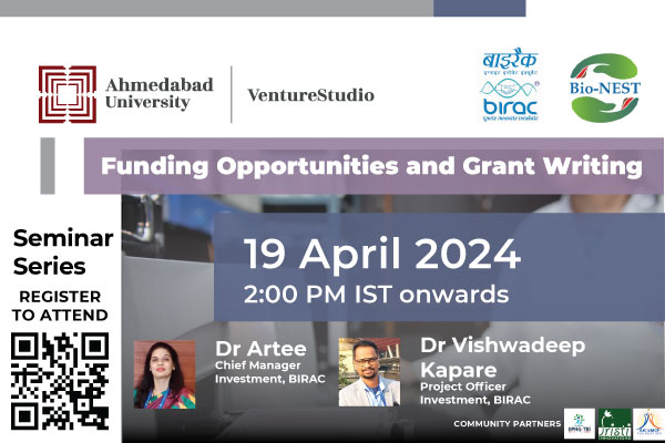 BIRAC Workshop: Funding Opportunities and Grant-Writing