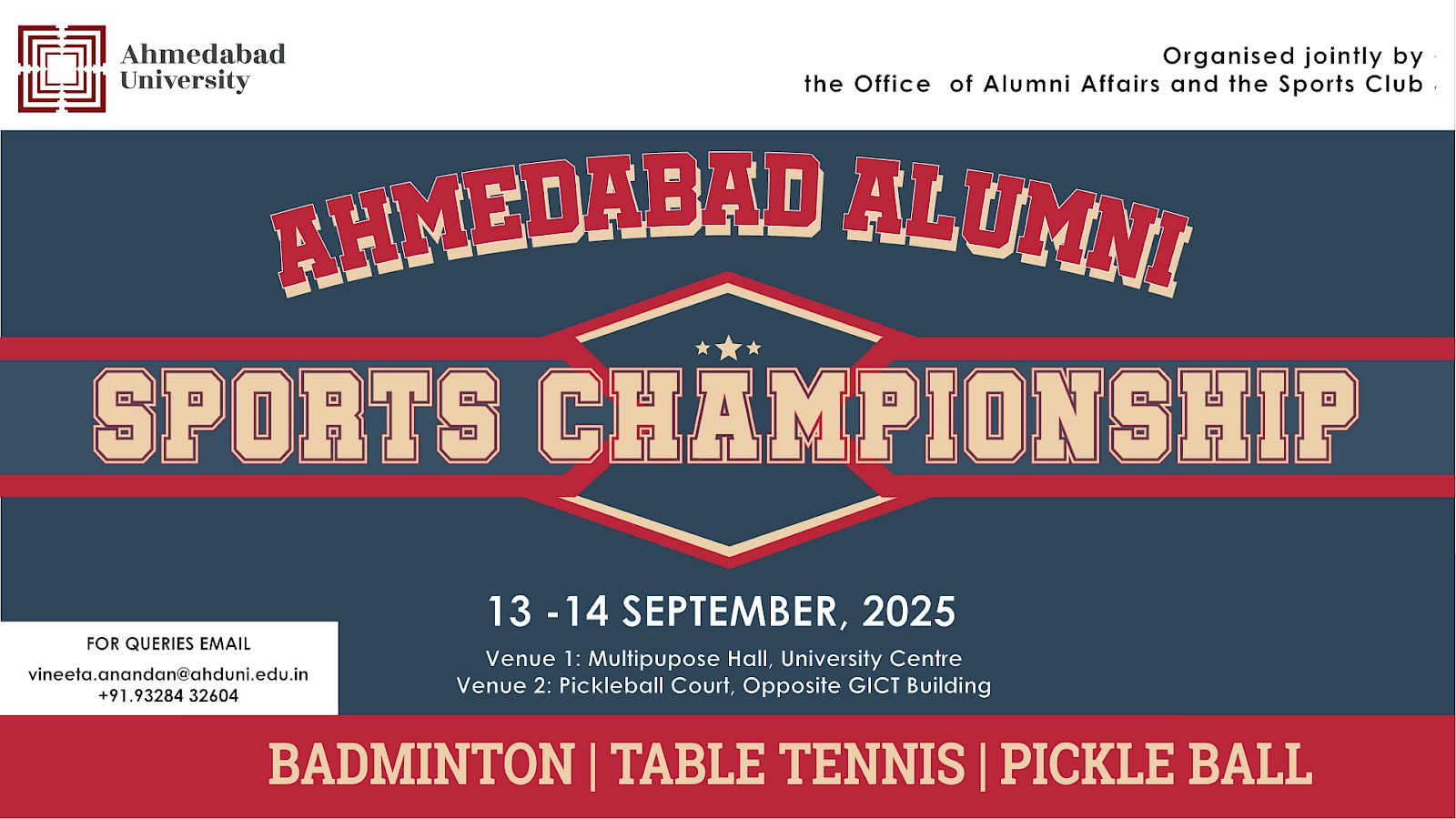 Ahmedabad Alumni Sports Championship