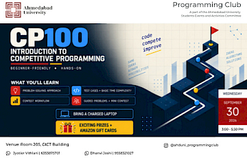 CP100: Introduction to Competitive Programming