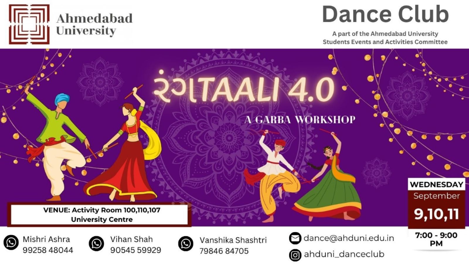 Rangtaali 3.0: Garba Workshop