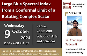 Large Blue Spectral Index from a Conformal Limit of a Rotating Complex Scalar