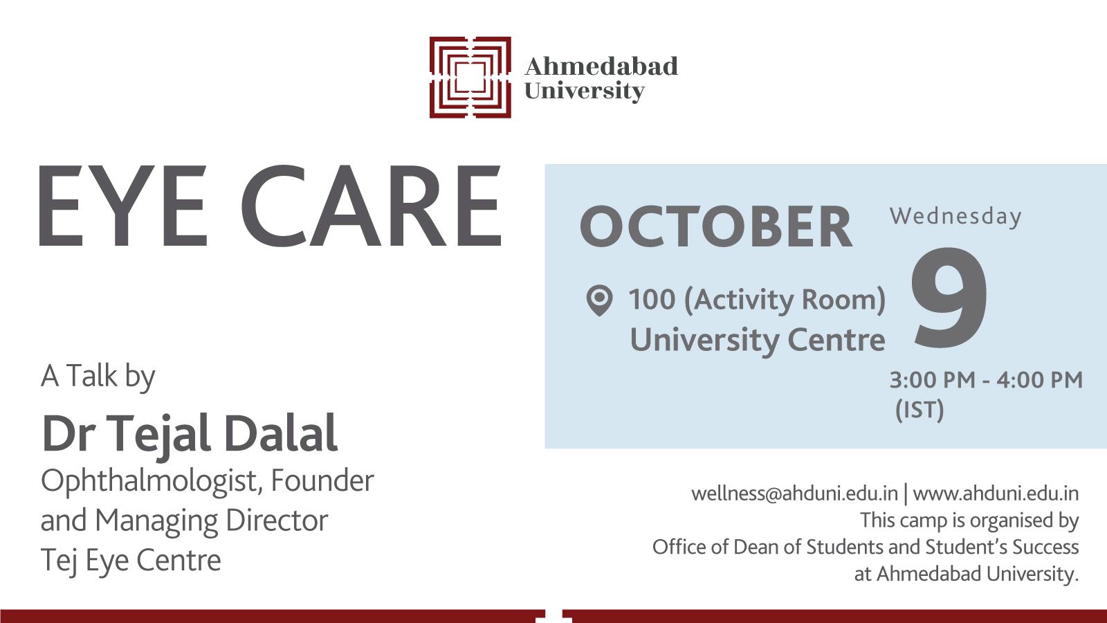 A Talk on Eye Care