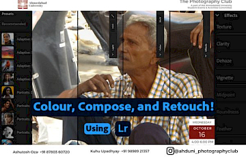 Colour, Compose and Retouch using Lr
