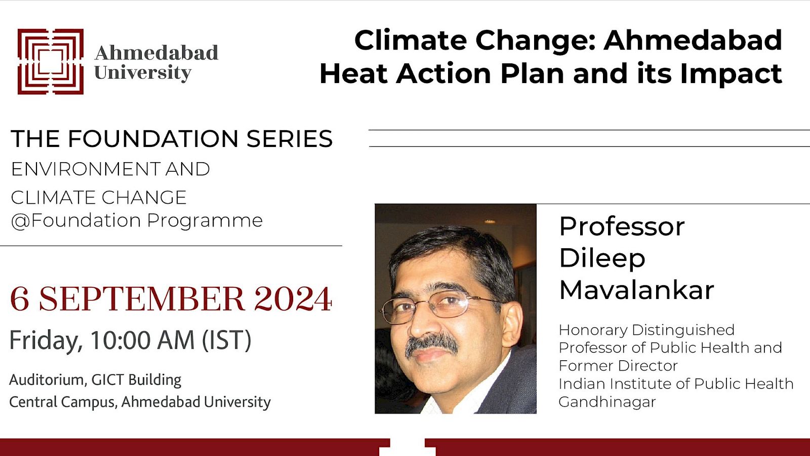 Climate Change and Ahmedabad Heat Action Plan