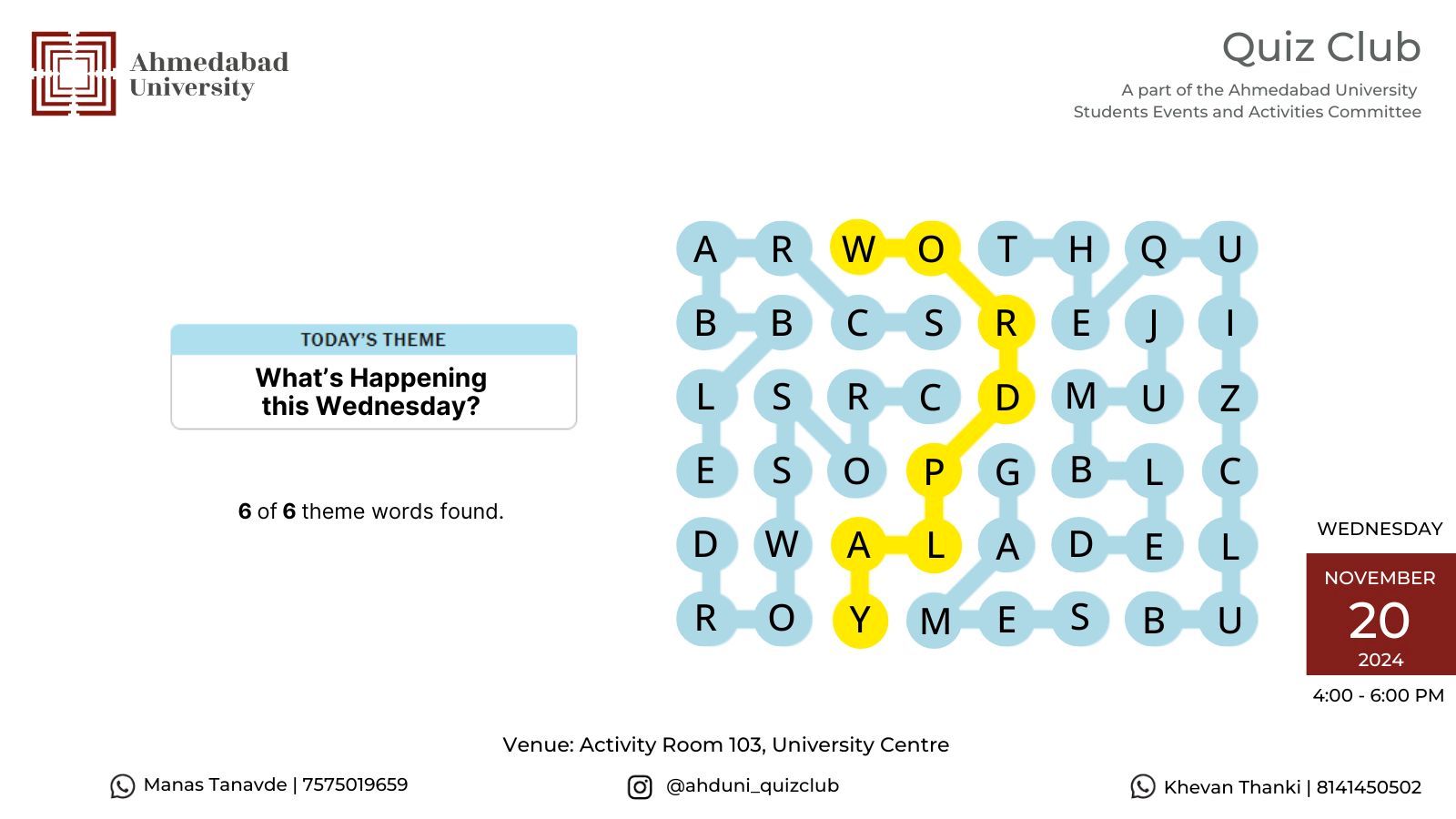 Word Play Quiz