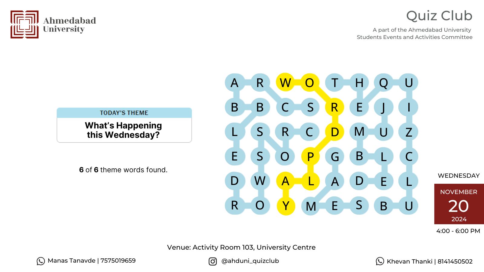 Word Play Quiz