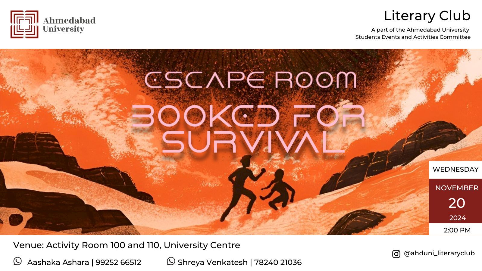 Escape Room: Booked for Survival