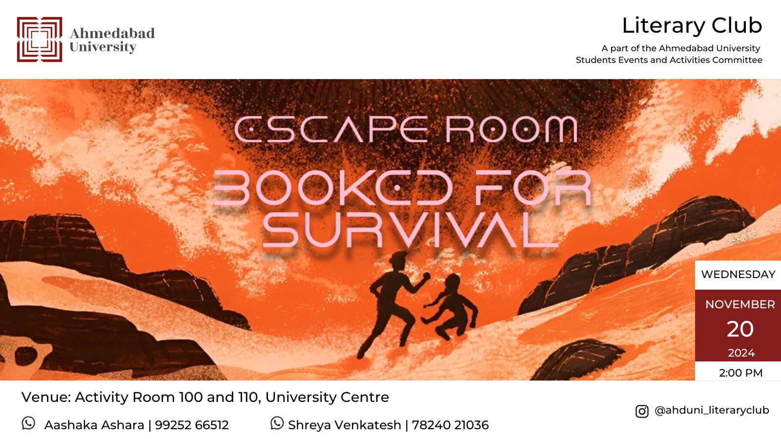Escape Room: Booked for Survival