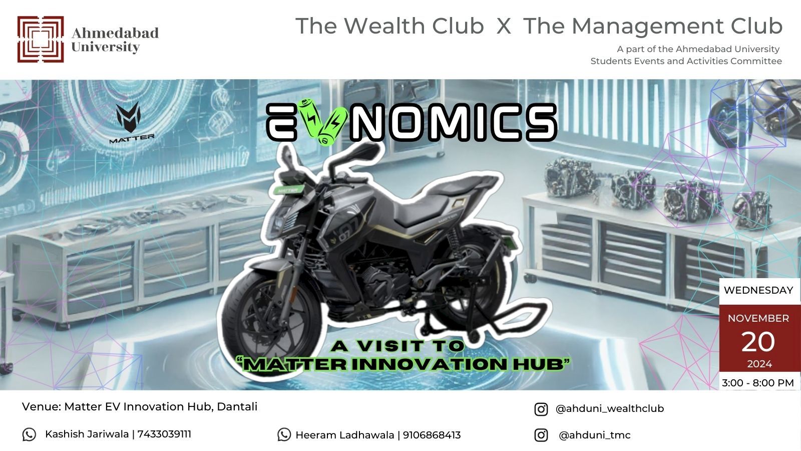 Evnomics: A Visit to Matter Innovation Hub