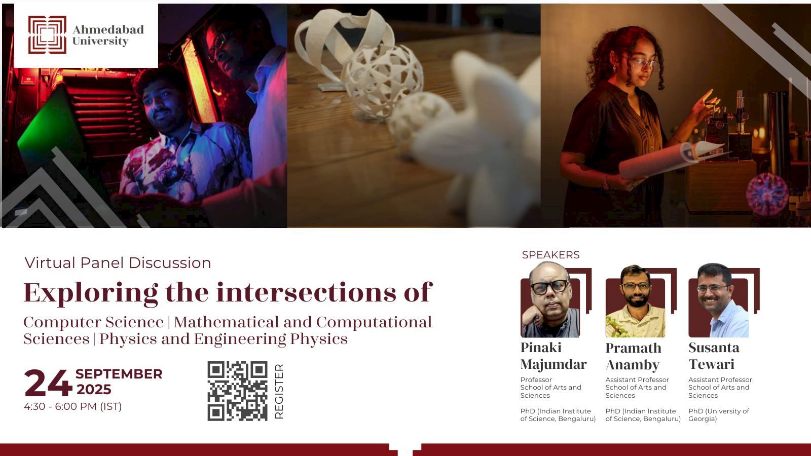 Virtual Open House: Computer Science | Mathematical and Computational Sciences | Physics