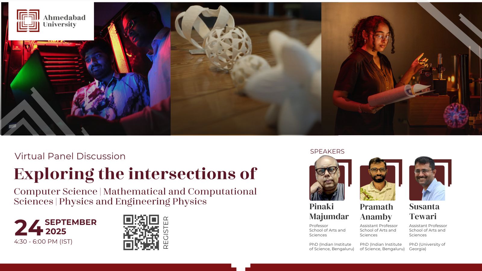 Virtual Open House: Computer Science | Mathematical and Computational Sciences | Physics