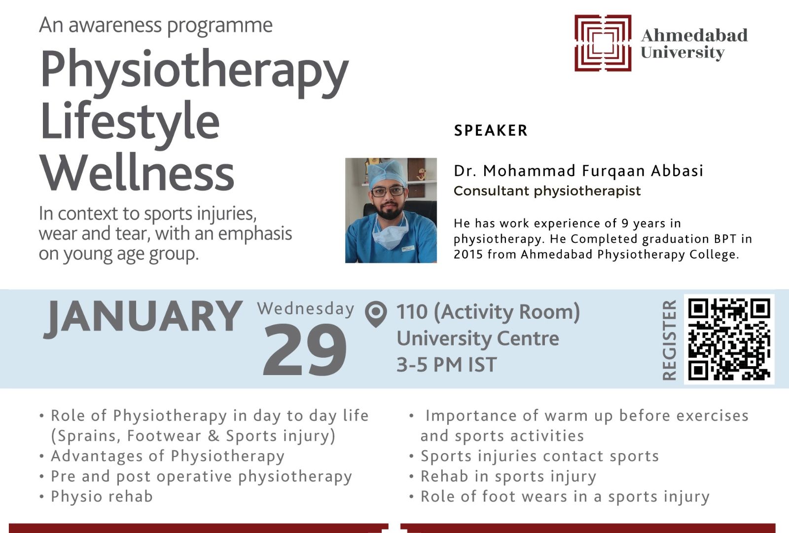 Awareness Programme on Physiotherapy, Life style and Wellness