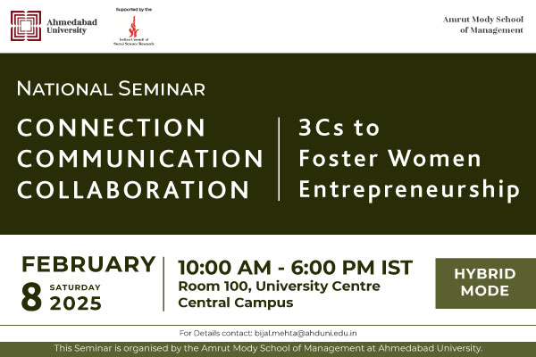 Connection, Communication, and Collaboration: 3Cs to Foster Women Entrepreneurship