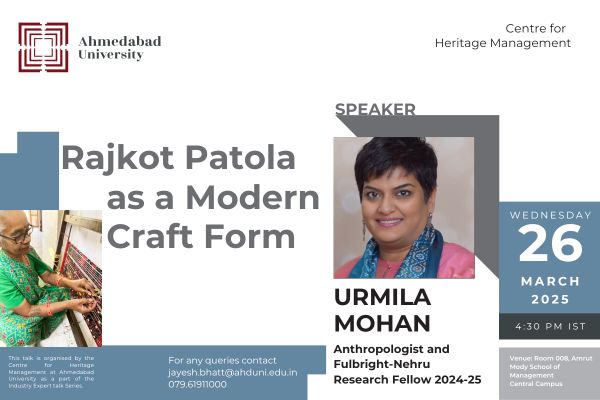 Rajkot Patola as a Modern Craft Form