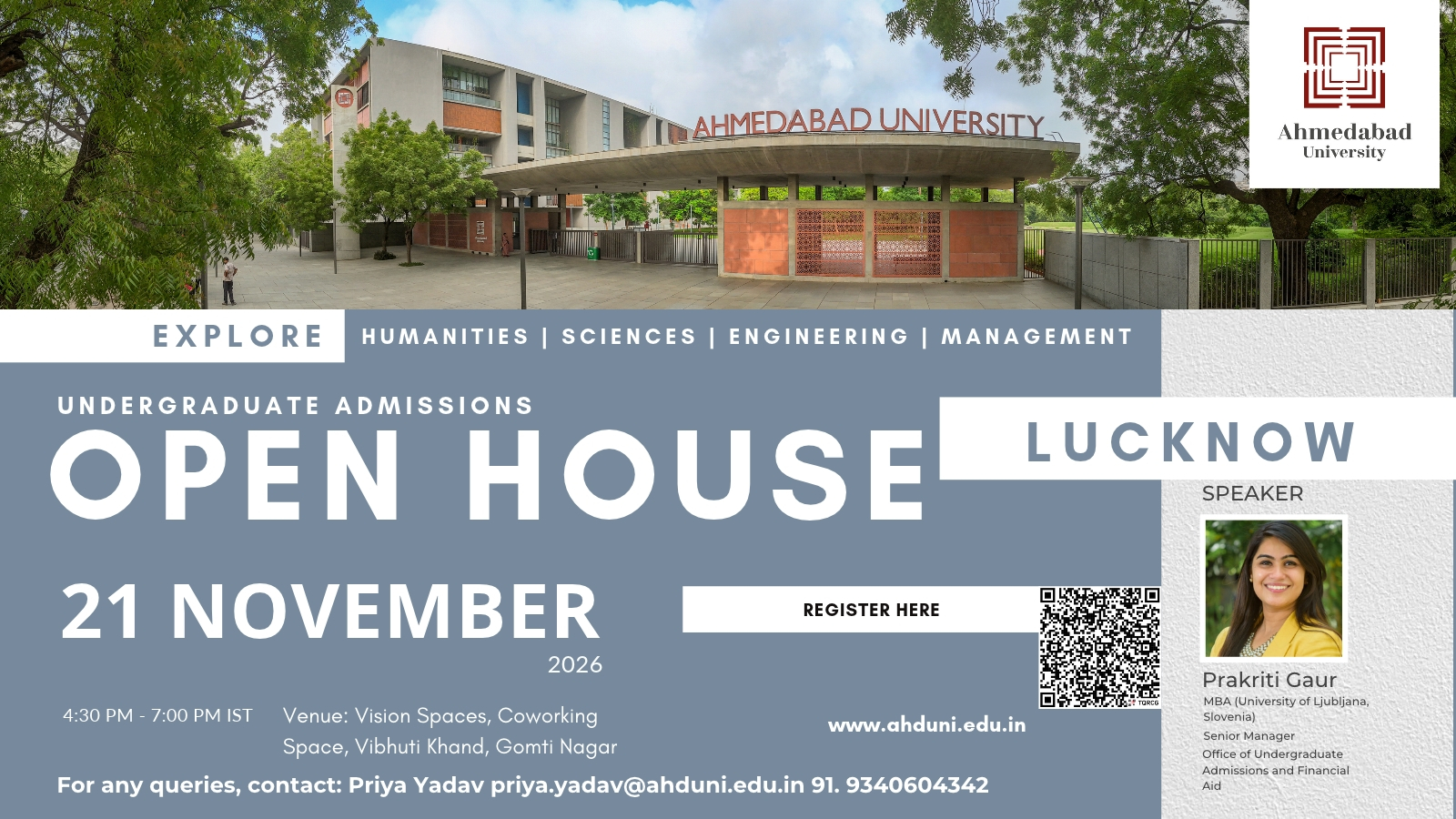 Undergraduate Admissions Open House: Lucknow