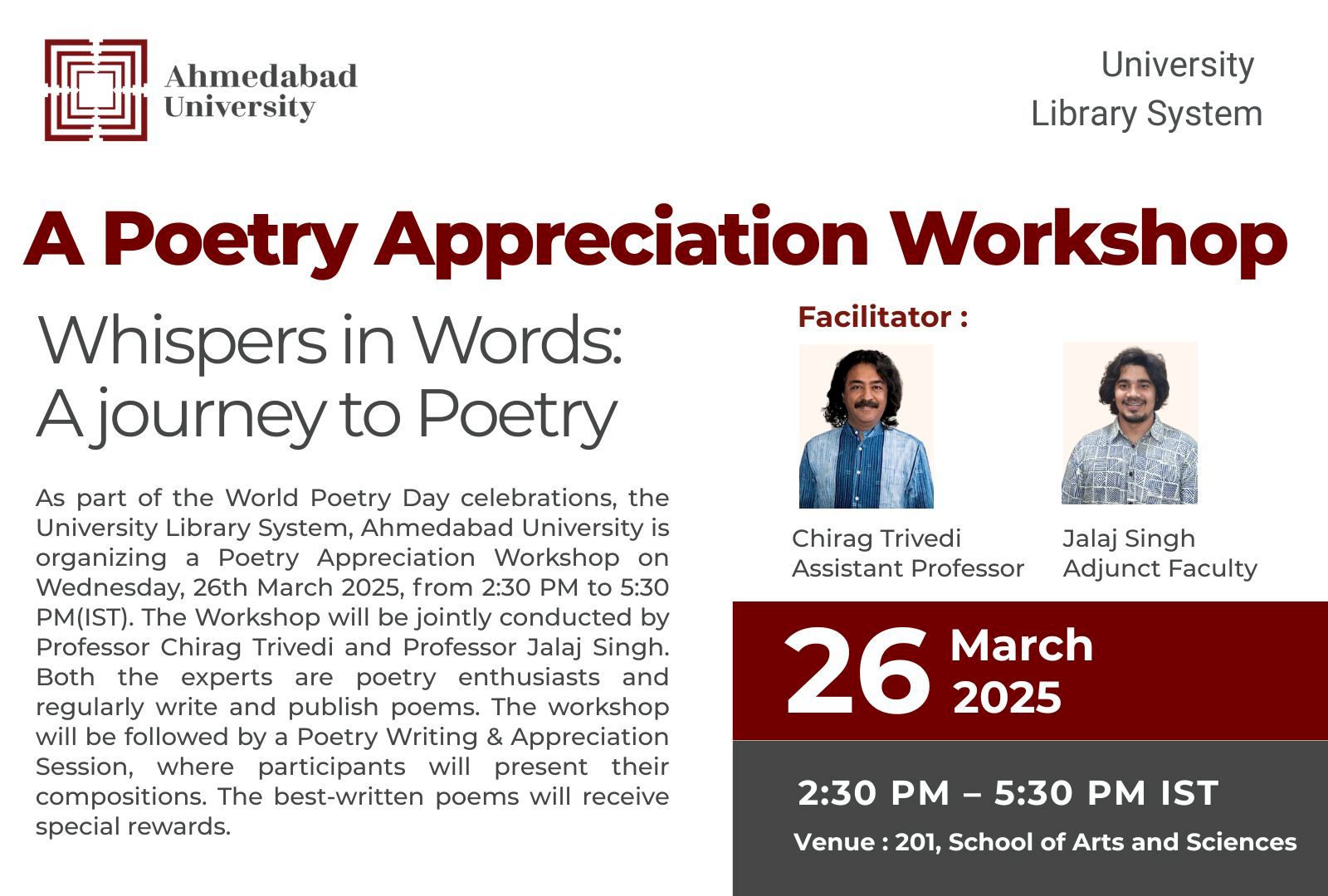 Poetry Appreciation Workshop