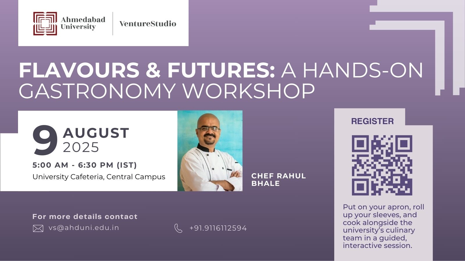 Flavours and Futures: A Hands-On Gastronomy Workshop
