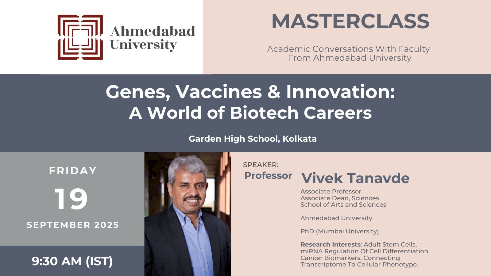 Genes, Vaccines and Innovation: A World of Biotech Careers