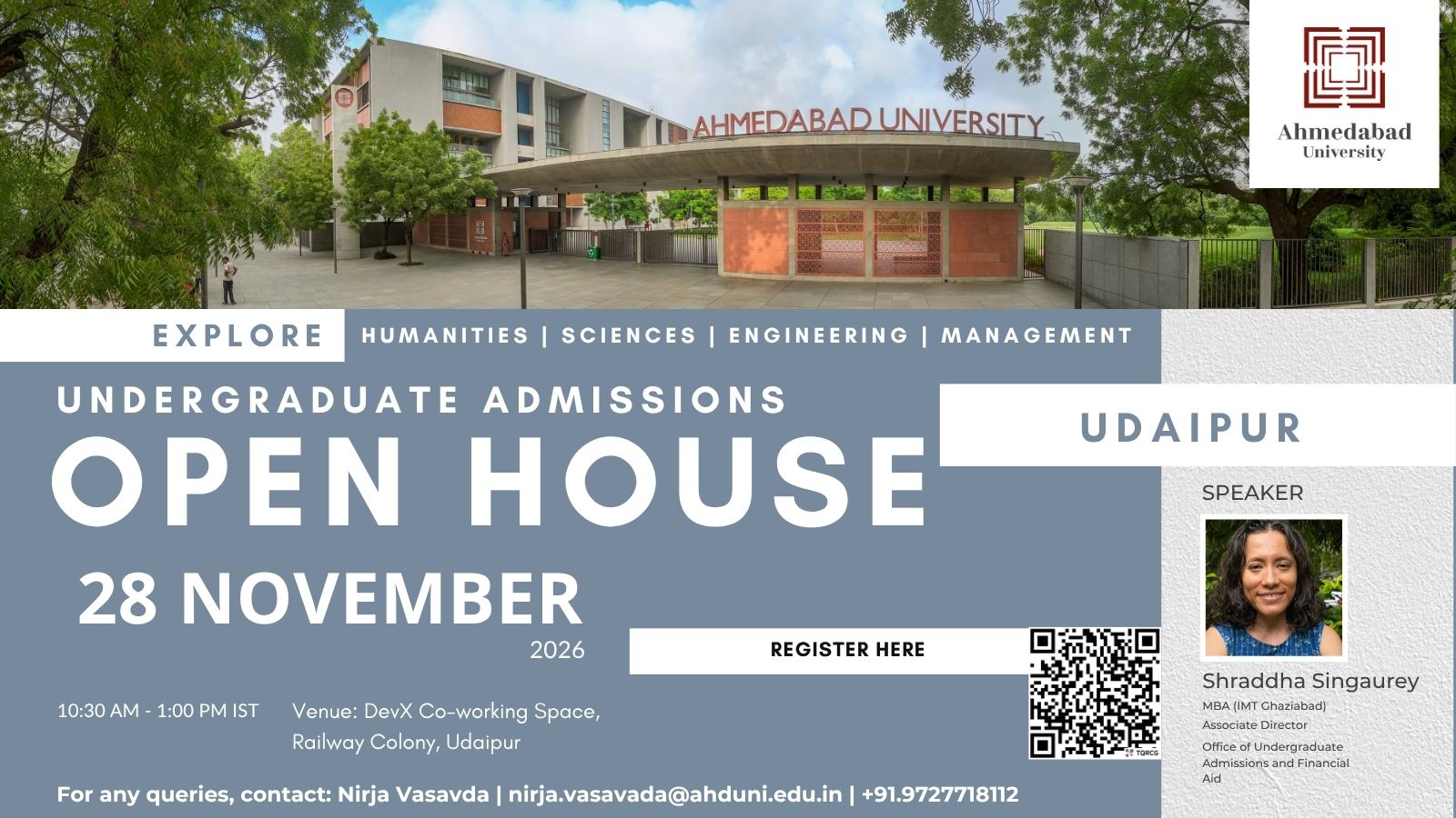 Undergraduate Admissions Open House: Udaipur