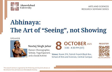 Abhinaya: The Art of “Seeing”, not Showing