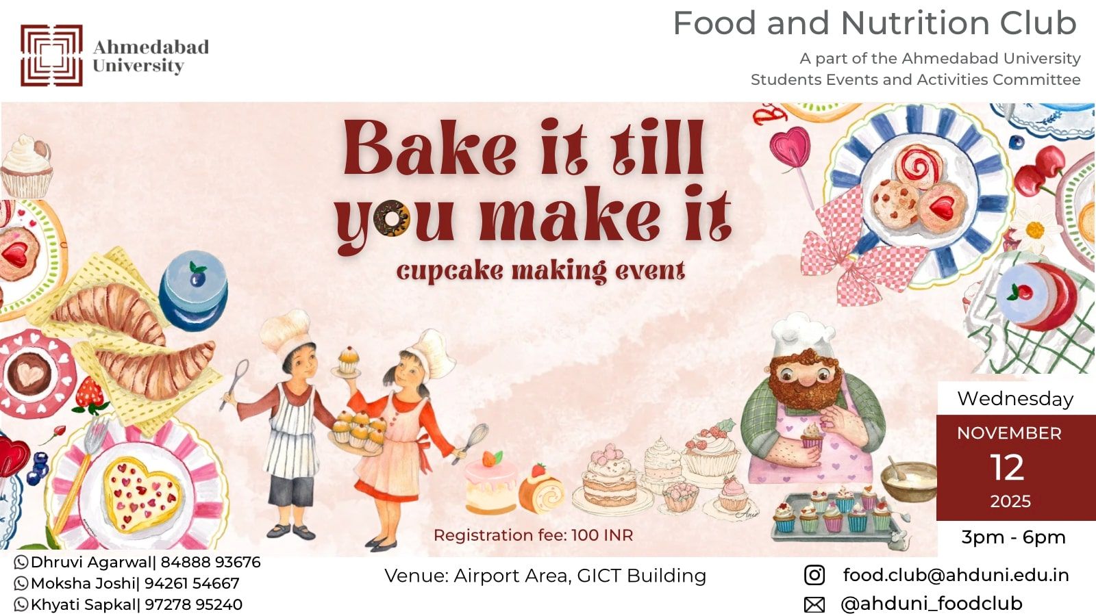 The Cupcake Event | Food and Nutrition Club