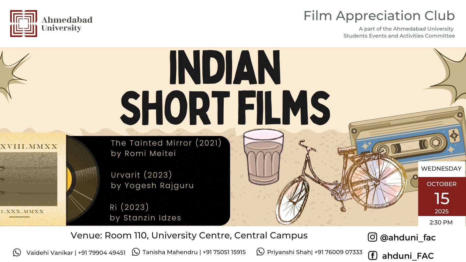 Indian Short Films | Film Appreciation Club
