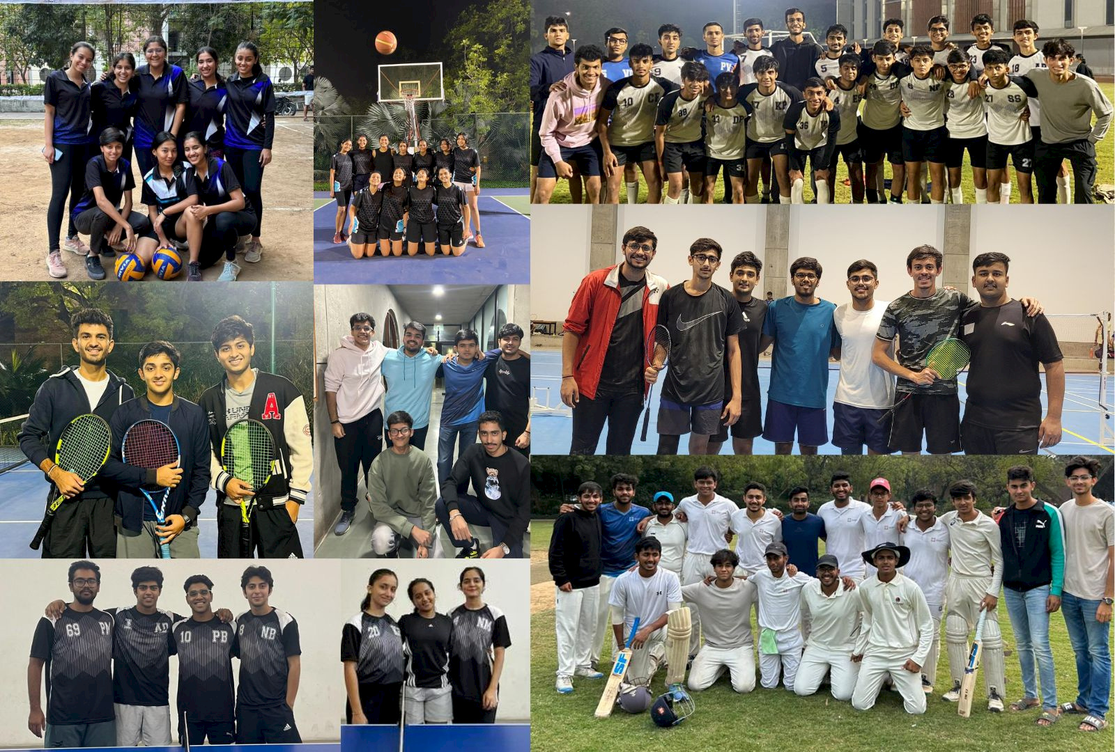 Ahmedabad University's Sports Teams Dominate Inter-University Sports Tournaments