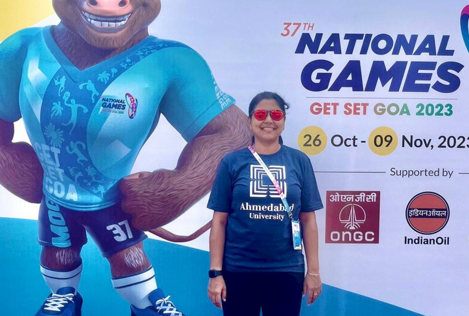 Ahmedabad University Director Sports appointed as a Technical Official in Hockey to officiate at Goa National Game 2023