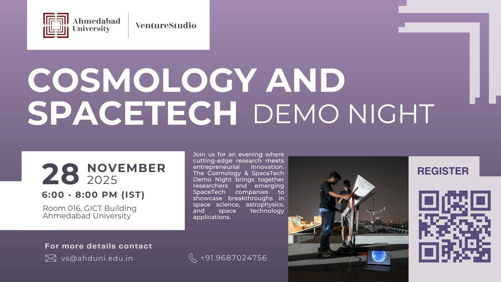 Cosmology and SpaceTech Demo Night