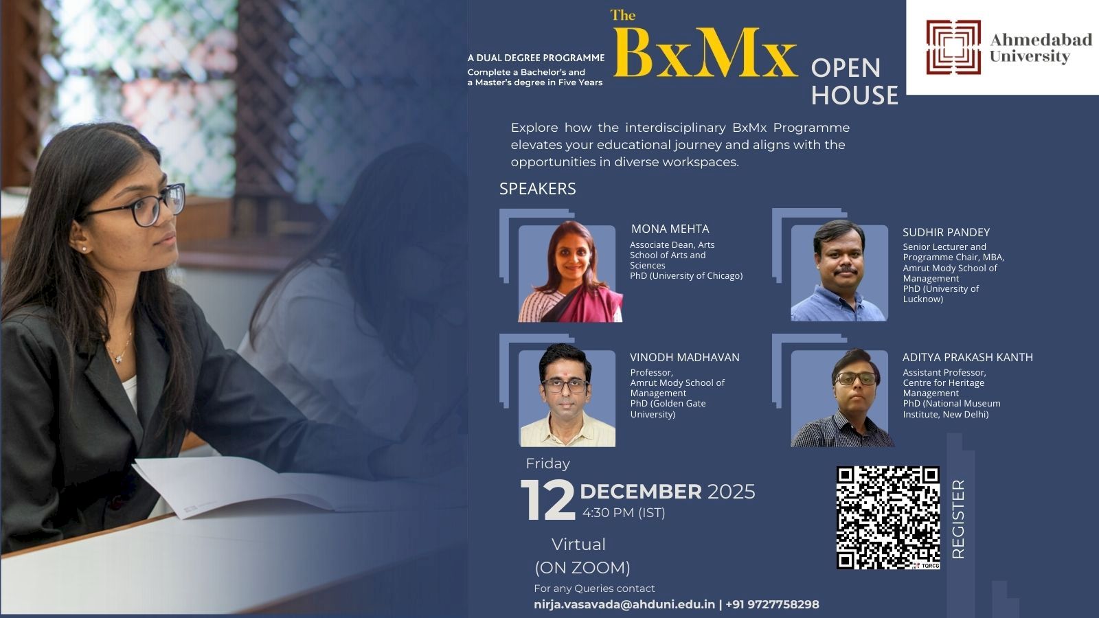 The BxMx Programme (Dual Degree) Open House