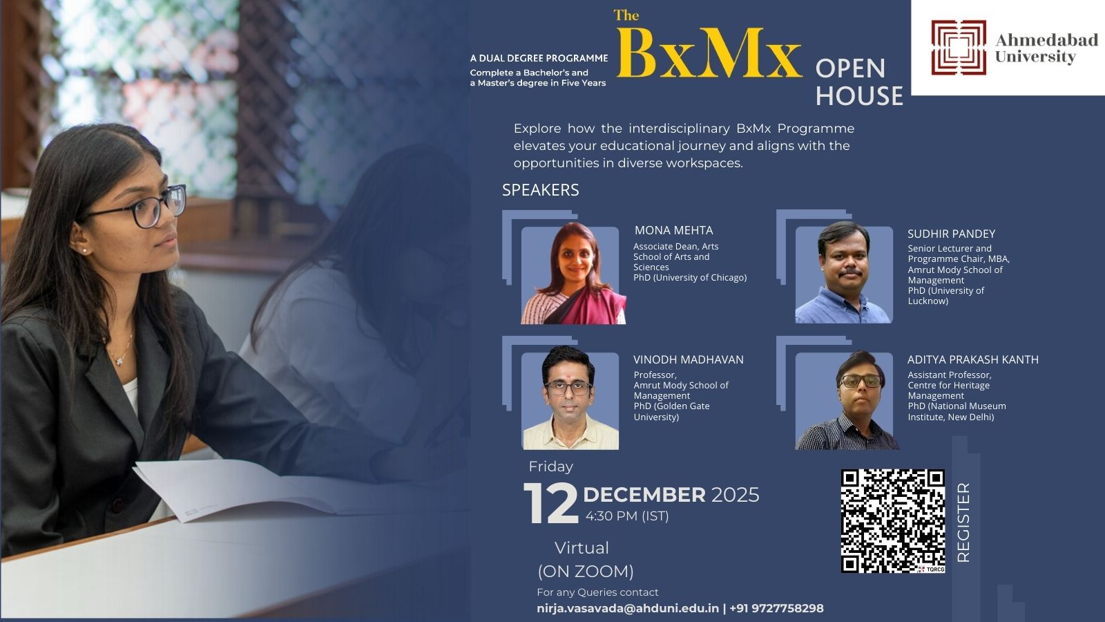The BxMx Programme (Dual Degree) Open House